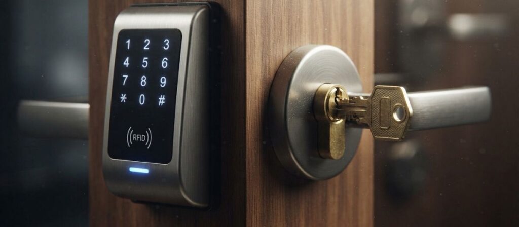 Comparison of access control system for business versus mechanical master key system